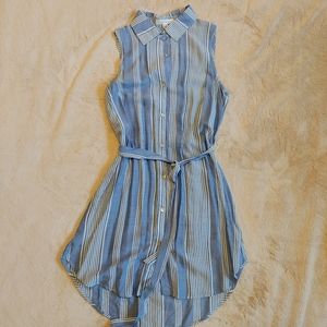 Active USA sleeveless shirt dress